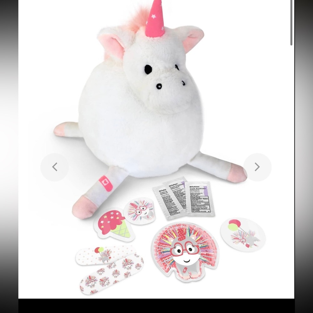 Unicorn Plush: Lily | Toy First-Aid Kit | Boo Boo Ball